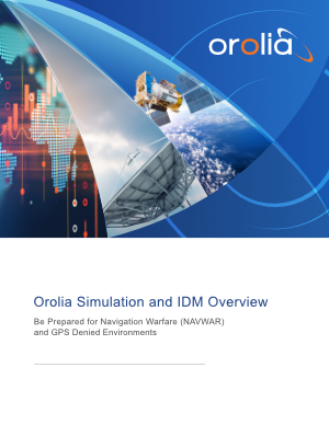Orolia Simulation and IDM Overview Brochure