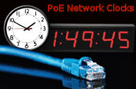 PoE Network Display Clocks